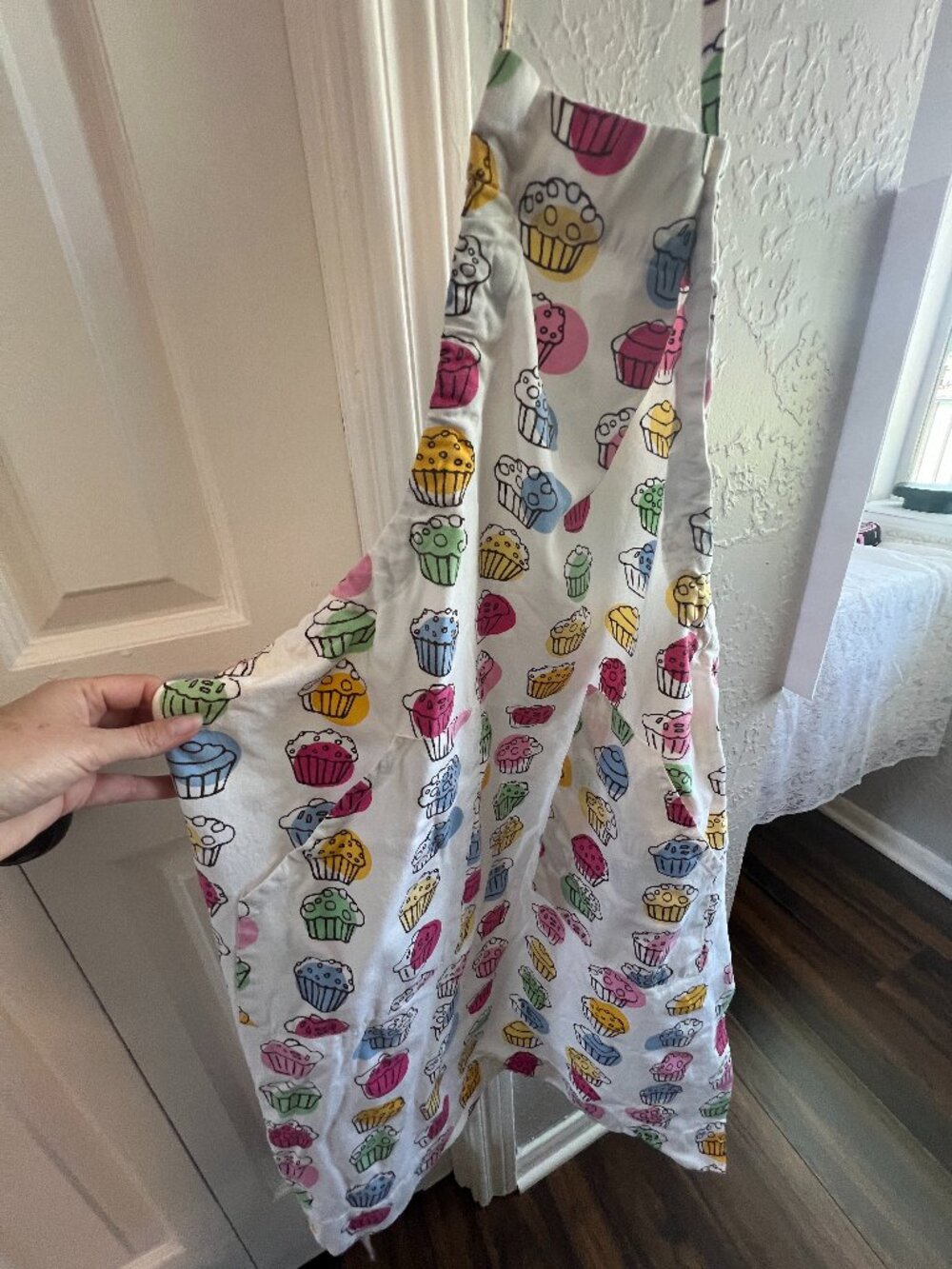 Vintage Handmade Cupcake Print Apron